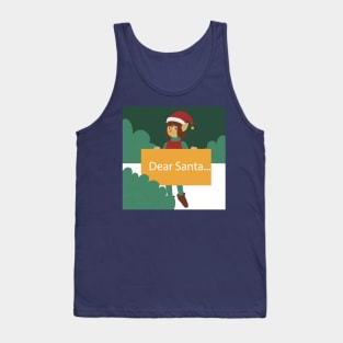 Dear Santa Christmas Tank Top